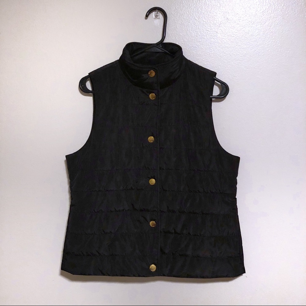Woman’s Michael Kohrs Black Polyester Puffer Vest